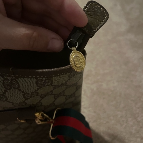 GUCCI-vintage monogram tote bag-authentic - Picture 6 of 11